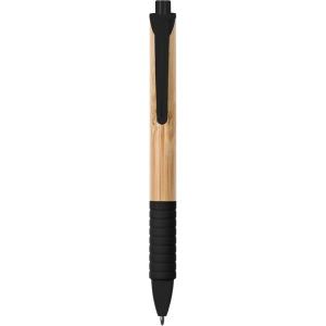 Bolígrafo Lucy bambú y plástico tinta negra