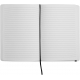 Libreta Mediana White separador de tela con 80 hojas rayadas