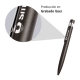 Bolígrafo o pluma twist aluminio clip cromado estuche cartón