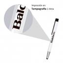 Bolígrafo USB 8 GB touch tinta negra