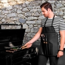 Delantal de poliéster con set de parrillada BBQ Taroudant