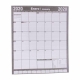 Calendario organizador de papel bond con diseño vertical