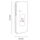 Power bank o Batería Auxiliar de 3 salidas USB Padang 6000 mAh