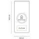 Power Bank Bydgoz con linterna LED y función de carga inalámbrica 8000 mAh