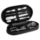 Set de manicura Saska con estuche de curpiel y 6 accesorios