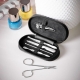 Set de manicura Saska con estuche de curpiel y 6 accesorios