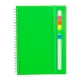 Libreta Abdala de pastas plásticas con notas adheribles de raya