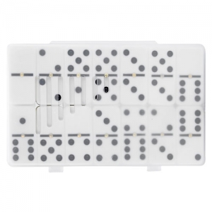Domino de 28 piezas con estuche plástico