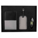 Set de viaje Daegu con porta pasaporte, identificador de maleta y bascula