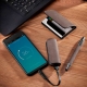 Set ejecutivo Lipetsk con bolígrafo, tarjetero y Power bank