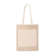 Bolsa combinada de Yute y algodón Leira 38 x 40 cm ecológica
