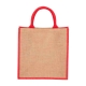 Bolsa de Yute SAGRES con orillas de color 30 x 30 x 19