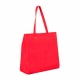 Bolsa de YUTE de color con asas y fuelle