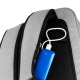Mochila ejecutiva de lujo Seilet de poliester puerto USB