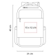 Mochila ejecutiva de lujo Seilet de poliester puerto USB