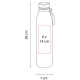 Termo 750 ml Bremen de acero inoxidable con agarradera