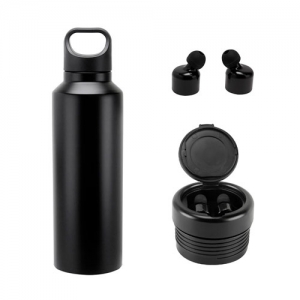 Termo con audífonos Bluetooth Nantes 500 ml 1 hr y media