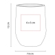Termo o taza térmica Dijon doble pared 350 ml