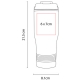 Termo metálico Amiens 460 ml grabable