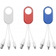 Cable Adaptador USB iPhone micro USB y TYPE C Felin