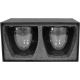 Set de Vasos de Vidrio 2 piezas 220 ml lujo