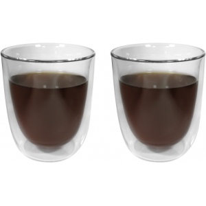 Set Double de vasos de vidrio lujo 280 ml