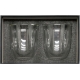 Set Double de vasos de vidrio lujo 280 ml