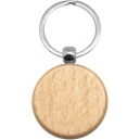 Llavero cirucular de Madera grabable en láser Rubi