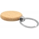 Llavero cirucular de Madera grabable en láser Rubi