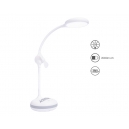 Lámpara LED con ventilador touch recargable Blanc
