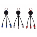 Cable conector Kraken Iphone Android Type C con aro y led