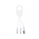 Cable Yuki conector iphone Android Type C con colgador