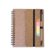 Libreta Ecológica Cargo de corcho con regla y pluma