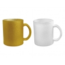 Taza de vidrio Mare 10 OZ sublimable Tarro diamantina