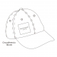 Gorra de poliéster DEREK Cachucha