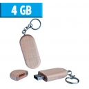 Llavero USB Madera 4GB