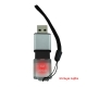 Memoria USB deslizable de 8 GB con luz