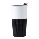 Vaso de plástico con cinturón de hule