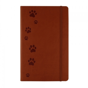Libreta con huellas de perrito Italiana