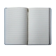 Libreta moleskine con conchas