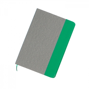 Libreta bi tono fabricada en pu tamaño A5 con 80 hojas