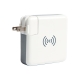 Powerbank doble función de transmisión de carga, inalámbrico 2 salidas USB