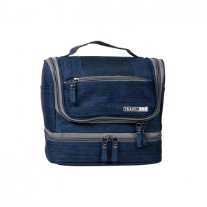 Bolsa multiusos desplegable con compartimentos fabricada en poliéster