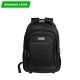 Mochila con ruedas, compartimentos central y frontal para laptop, nylon.