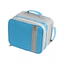 Hielera poliéster, 2 compartimentos y cierre expandible, diversos colores