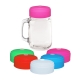 Tapa Silicón con perforación para popote Fresh Jar