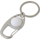 Llavero metálico con figura de pelota de golf Color gris