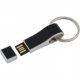 Llavero metálico con memoria USB integrada Color negro gris