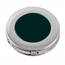 Portabolsas metálico con placa de aluminio color negro Para dama