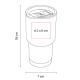 Termo LAWANG Acero Inóxidable Plástico 590 ML